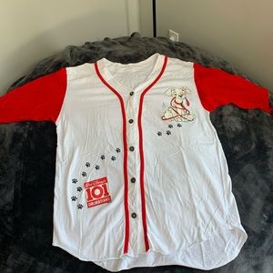Vintage 101 Dalmatians Baseball Jersey L/XL